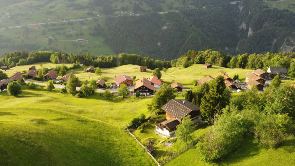 Flugbild Praden