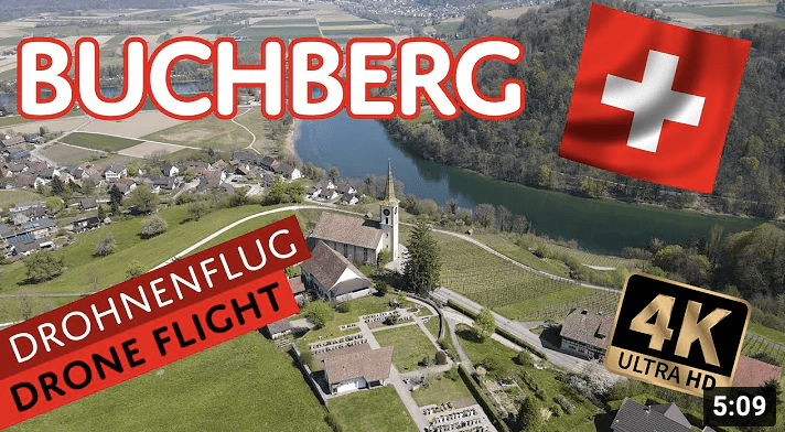 Drohnenflug Buchberg Schaffhausen Schweiz | Drone Flight Switzerland DJI Mavic Air 2 [4K]