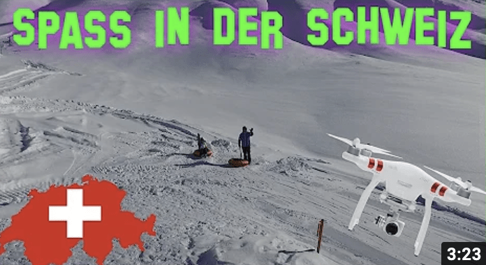 Spass in der Schweiz ❄ Drohnenvideo DJI Phantom